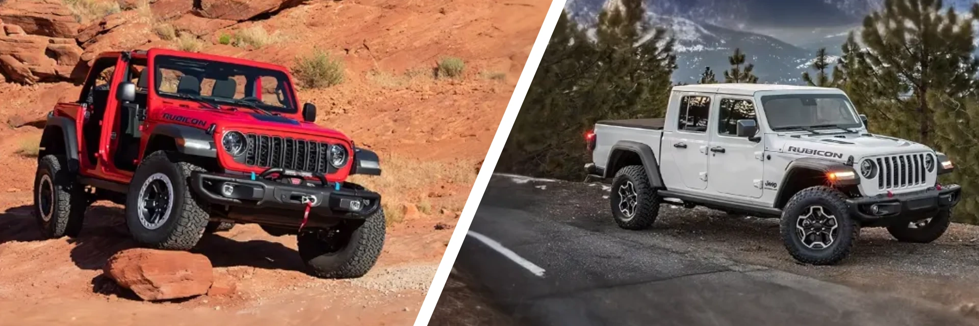 2024 Jeep Wrangler vs 2024 Jeep Gladiator