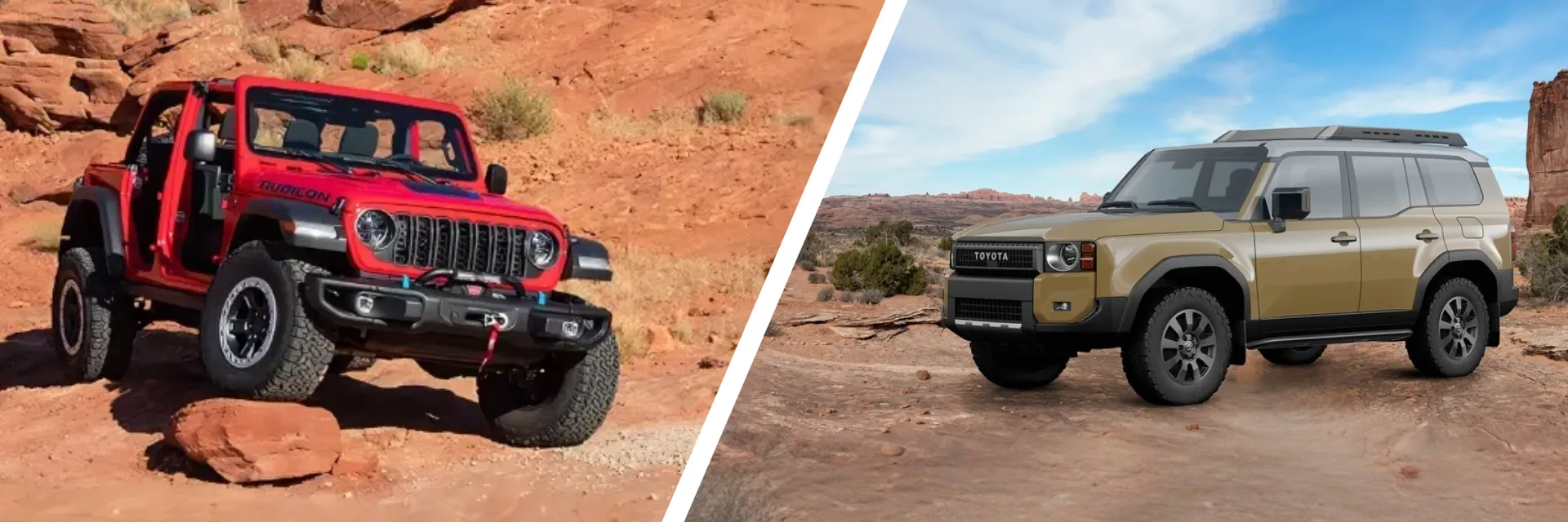 2024 Jeep Wrangler vs 2024 Toyota Land Cruiser