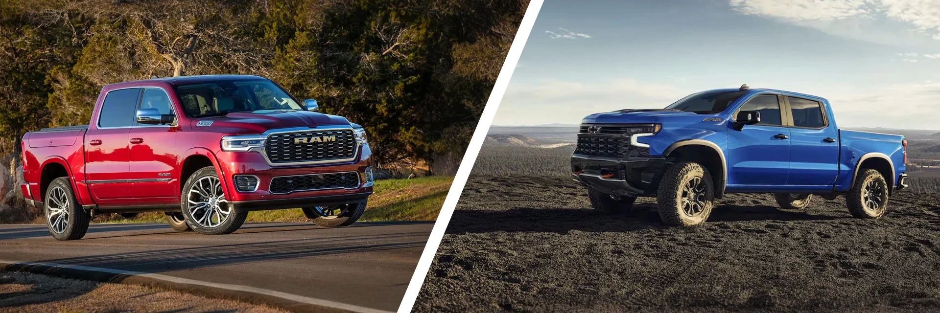 2025 Ram 1500 vs 2025 Chevrolet Silverado 1500